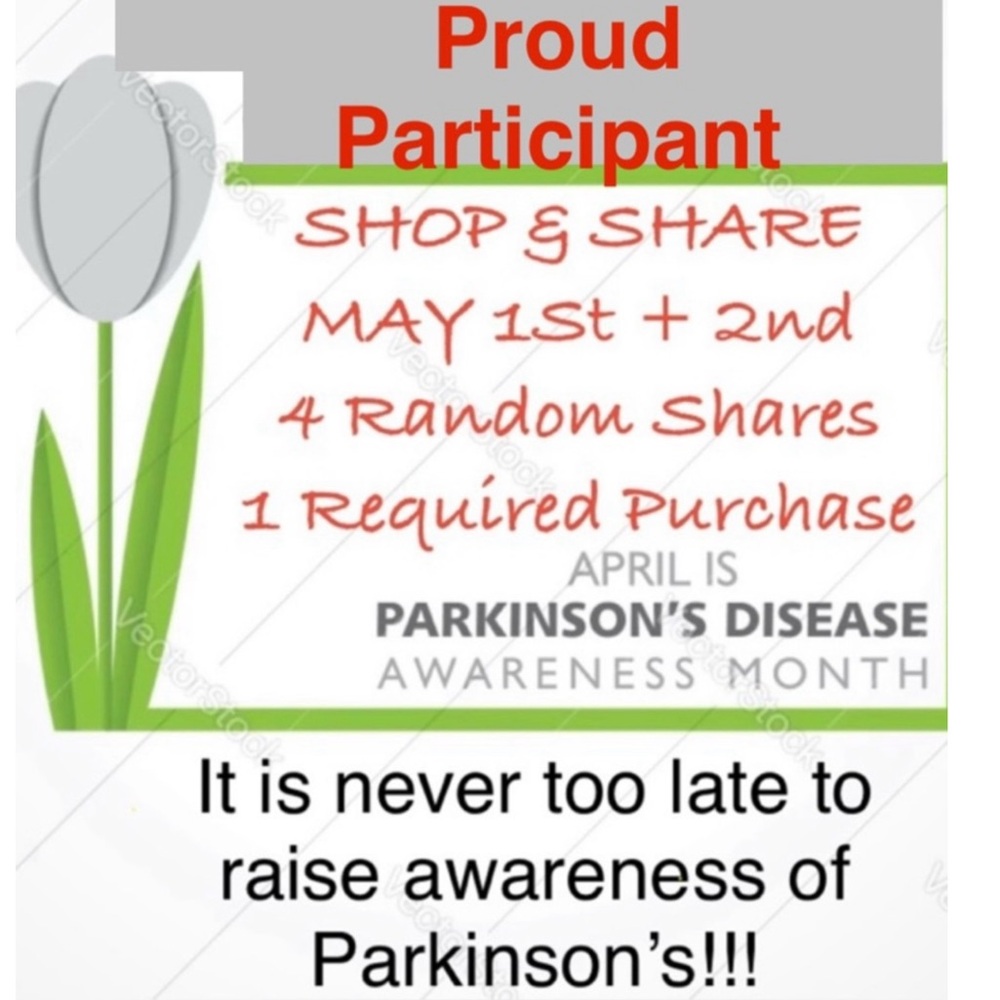 Parkinson's Disease Awareness SHOP N SHARE w/@queenposhnb - White & Green